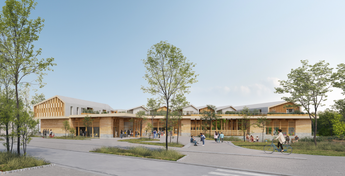 Visuel_avparc Perspective avenue du parc © ARS Agence ROCHETEAU SAILLARD