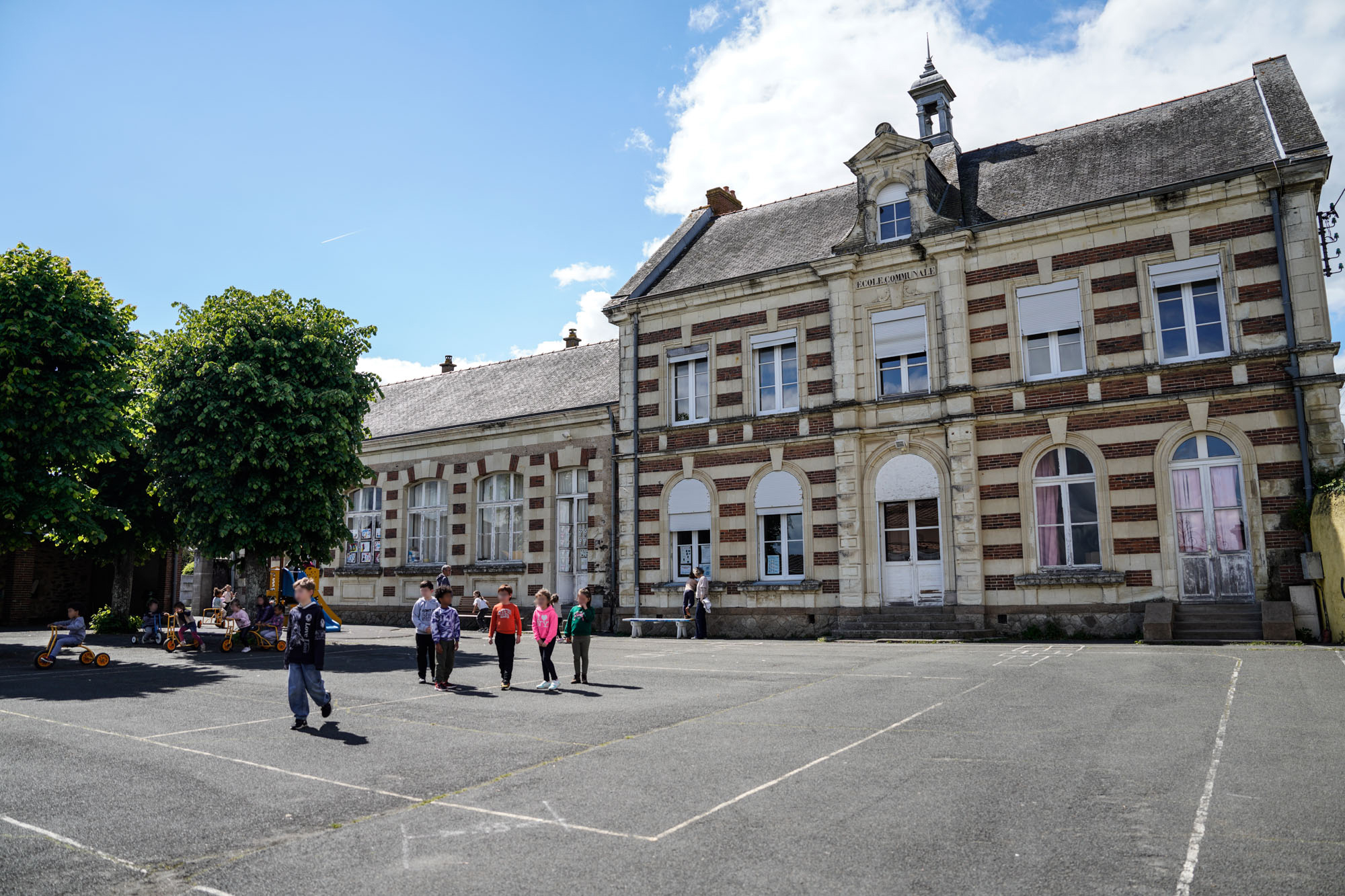 Vue extérieure de l’école © Philippe Lepape - Fondation du patrimoine